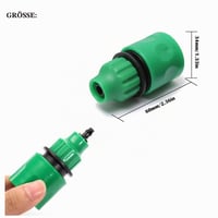 Conector furtun din plastic de tip L pentru sistem de irigații 4/7 și 8/11 – Pachet de 10 bucăți 2