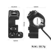 LTSKY Quad Switch 6 Pin Plug Kukirin G2Pro/G2Max kormánykapcsoló vízálló 2