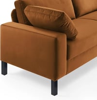 Luabue állítható fémbútor-láb, négyzet profil - fekete - 10 cm - 4 db 7