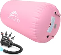 LUBAKED Felfújható levegős henger torna jóga és fitness gyakorlatokhoz légpumpával edzőszőnyeggel 1