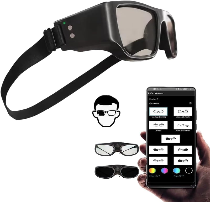 Lubeby Smart GS05 Head-up Dribble Szemüveg Kosárlabda Hokihoz Futballhoz