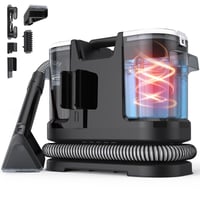 Lubluelu Tepovač 1400 W 20 kPa s ohrevom vody za 10 sekúnd, účinný čistič na textil 1
