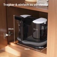Lubluelu Tepovač 1400 W 20 kPa s ohrevom vody za 10 sekúnd, účinný čistič na textil 10