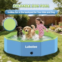 Lubolee bazén pre veľké psy – skladacia vaňa a bazénik pre psov s protišmykovým povrchom, zo zosilneného PVC materiálu, 120x30 cm 2
