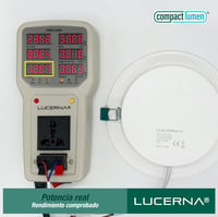 LUCERNA Süllyeszthető LED Mennyezeti Lámpa 12W - Hideg Fehér 6500K Kerek Spotlámpa - 1350 Lumen - 140-150mm Beépíthető Downlight - 6 darabos 5