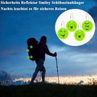 luckaide 20 db Gyerek Reflector Kulcstartó Szett Iskolatáskához és Biciklizéshez 4