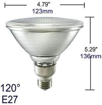 Luckmax 15W E27 PAR38 LED Meleg Fehér Vízálló Reflektor Lámpa 2db 6