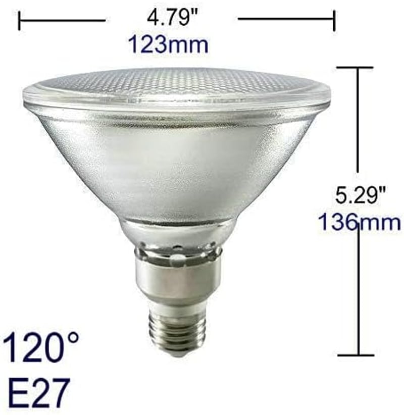Luckmax 15W E27 PAR38 LED Meleg Fehér Vízálló Reflektor Lámpa 2db