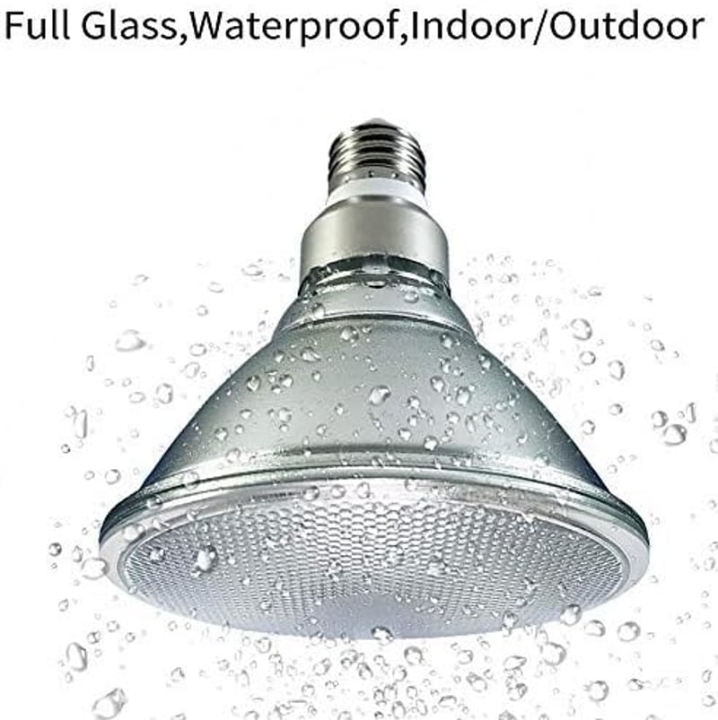 Luckmax 15W E27 PAR38 LED Meleg Fehér Vízálló Reflektor Lámpa 2db