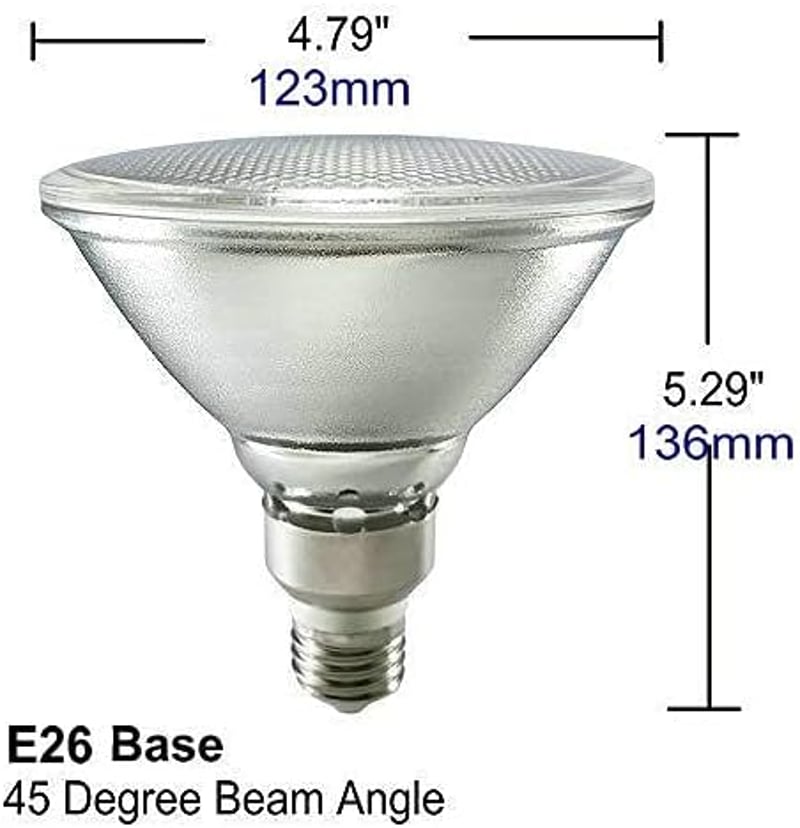 Luckmax E27 PAR38 LED 15W 6000K hideg fehér kültéri reflektor lámpa