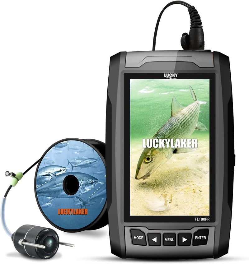 LUCKY Halászati Víz Alatti Kamera Halkeresővel HD Kijelzővel