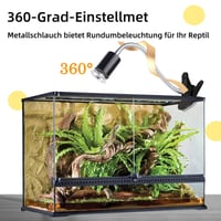 LUCKY HERP UVA UVB teráriová vyhrievacia lampa 25W/50W, E27, výhrevný bod pre plazy, korytnačky, fúzaté agamy a jašterice, biela, A19 4