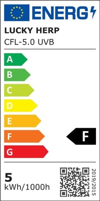 Lampă terariu LUCKY HERP UVB, UVA UVB 5.0, E27 compactă 13W, lumină albă, pentru agame cu barbă, țestoase, șerpi, șopârle, reptile 9