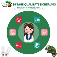 Lampă terariu LUCKY HERP UVB, UVA UVB 5.0, E27 compactă 13W, lumină albă, pentru agame cu barbă, țestoase, șerpi, șopârle, reptile 7