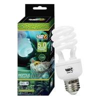Lampă terariu LUCKY HERP UVB, UVA UVB 5.0, E27 compactă 13W, lumină albă, pentru agame cu barbă, țestoase, șerpi, șopârle, reptile 1