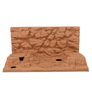 Fundal pentru terariu Lucky Reptile Rocky Canyon Scape It Easy Outback Red, 78x38x38 cm, 2 piese, pentru set de pornire (Starter Kit) de 80 cm