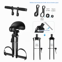 Scaun de bicicletă pentru copii Lueirltoy cu montare în față, pentru mountain bike, cu cotieră, pentru copii de 2-5 ani, max. 22 kg, nu este compatibil cu biciclete electrice și biciclete de cursă 4
