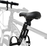 Scaun de bicicletă pentru copii Lueirltoy cu montare în față, pentru mountain bike, cu cotieră, pentru copii de 2-5 ani, max. 22 kg, nu este compatibil cu biciclete electrice și biciclete de cursă 1