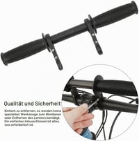 Scaun de bicicletă pentru copii Lueirltoy cu montare în față, pentru mountain bike, cu cotieră, pentru copii de 2-5 ani, max. 22 kg, nu este compatibil cu biciclete electrice și biciclete de cursă 5