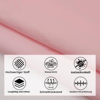 Perdea de duș LUKDUNG 180x180 cm din material PEVA, rezistentă la mucegai, impermeabilă, lavabilă, pentru cadă, cu 12 inele incluse, roz 6