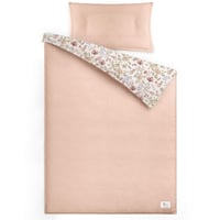 lulumoon Dječja posteljina 100x135 cm - Navlaka za poplun 100x135 + Jastučnica 40x60 cm Pamučni muslin Oeko-TEX standard Lagana Udobna 1