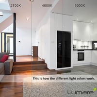 abalando GmbH Lumare süllyesztett LED spot 4W, extra lapos 27mm, Ø75mm, fehér szögletes, 2700K meleg fehér, 230V IP44 fürdőszobába 7