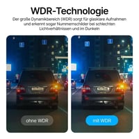 Autokamera Lumelia Osmo Dashcam Pro 2.0, 4K, predná a zadná, parkovací režim, 170° široký uhol záberu, nočné videnie 6