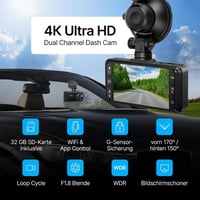 Autokamera Lumelia Osmo Dashcam Pro 2.0, 4K, predná a zadná, parkovací režim, 170° široký uhol záberu, nočné videnie 2