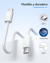 LumFocus 40W USB-C gyorstöltő adapter 4 porttal + 2 m kábel 4