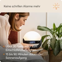 Ceas deșteptător cu lumină Lumie Bodyclock Luxe 750DAB cu radio DAB și Bluetooth 4