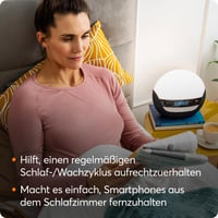 Ceas deșteptător cu lumină Lumie Bodyclock Luxe 750DAB cu radio DAB și Bluetooth 6