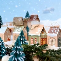 Calendar de Advent LuminGrain Reumplibil 2026 – 24 de Săculețe în Formă de Căsuță pentru Copii și Adulți 6