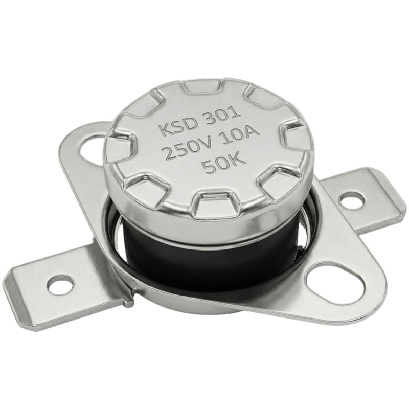 Lumonic KSD301 50°C Bimetál Termosztát Hőkapcsoló 250V 10A Hővédelem