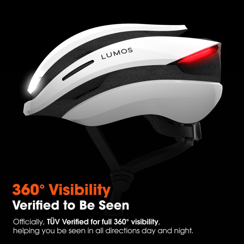 Inteligentná cyklistická prilba Lumos Ultra s predným a zadným LED svetlom, brzdovým svetlom a Bluetooth pripojením pre dospelých / iba prilba