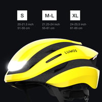 Inteligentná cyklistická prilba Lumos Ultra s predným a zadným LED svetlom, smerovkami, brzdovým svetlom a Bluetooth pripojením, pre dospelých 6