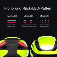Inteligentná cyklistická prilba Lumos Ultra MIPS | Predné a zadné LED svetlo | Smerovky | Brzdové svetlá | Bluetooth | Electric Lime | Veľkosť M-L | Pánska 2