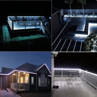 Lumtang 5m Napelemes LED szalag IP67 vízálló USB töltéssel hideg fehér 5