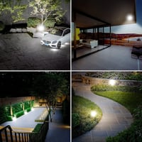 Lumtang LED Reflektor 10W 1000lm IP66 Vízálló Kültéri Lámpa - Hideg Fehér Fényű Fényvető Kerthez, Udvarhoz, Garázshoz, 120° Szögű Világítás 7