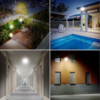 Lumtang LED Reflektor 10W 1000lm IP66 Vízálló Kültéri Lámpa - Hideg Fehér Fényű Fényvető Kerthez, Udvarhoz, Garázshoz, 120° Szögű Világítás 5