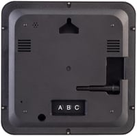 Ceas de masă și de perete radiocontrolat Lunartec cu LED-uri albastre și afișaj al temperaturii, ceas digital radio-comandat 6