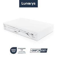 Lunarys SleepRoyal Luksuzna Rastezljiva Plahta 270x200 cm Bijela - 250 g/m² Premium Posteljina s Rubom od 40 cm - Za visoke madrace, Boxspring krevete i vodene krevete - Stretch Jersey 2
