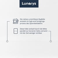 Lunarys SleepRoyal Luksuzna Rastezljiva Plahta 270x200 cm Bijela - 250 g/m² Premium Posteljina s Rubom od 40 cm - Za visoke madrace, Boxspring krevete i vodene krevete - Stretch Jersey 6