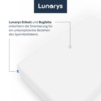 Lunarys SleepRoyal Luksuzna Rastezljiva Plahta 270x200 cm Bijela - 250 g/m² Premium Posteljina s Rubom od 40 cm - Za visoke madrace, Boxspring krevete i vodene krevete - Stretch Jersey 5