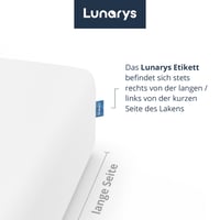 Lunarys SleepRoyal Luksuzna Rastezljiva Plahta 270x200 cm Bijela - 250 g/m² Premium Posteljina s Rubom od 40 cm - Za visoke madrace, Boxspring krevete i vodene krevete - Stretch Jersey 7