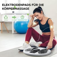 LungSank Infravörös Láb Masszírozó EMS Keringésstimulátorral Neuropátia Enyhítésre - Black / White 7