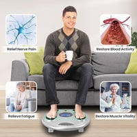 LungSank Vérkeringés Stimulátor Lábakra - 25 Terápiás Mód, 4 TENS Elektróda, 99 Intenzitási Szint, Elektromos Lábmasszírozó Neuropátiára 5