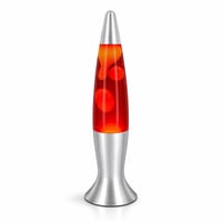 Láva lampa LED Lunivers - retro štýl 70. rokov, žlto-červená farba, veľkosť žiarovky A17 4