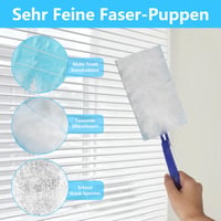 LuoJinZisy 30 kom krpica za brisanje prašine kompatibilnih sa Swiffer Staubmagnet zamjenskim ulošcima - set krpa za prašinu 3