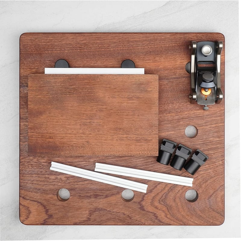 Luolety 2 buc. Discuri de strângere din aluminiu pentru banc de lucru, 19 mm, dispozitiv de poziționare DIY pentru tâmplărie