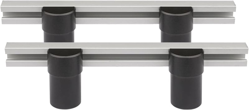 Luolety 2 buc. Discuri de strângere din aluminiu pentru banc de lucru, 19 mm, dispozitiv de poziționare DIY pentru tâmplărie